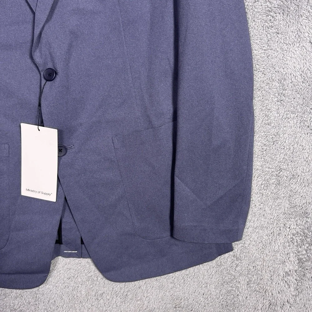 Ministry of Supply Blazer Mens XL Kinetic Stretch Jacket Unstructured NEW